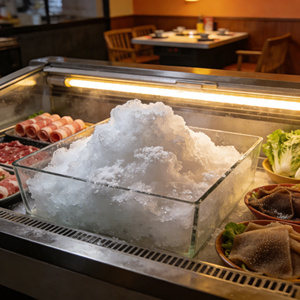 เครื่องทำน้ำแข็งเกล็ดหิมะแบบเร็ว |   เครื่องทำน้ำแข็งเกล็ดหิมะที่ทนทานสำหรับงานจัดเลี้ยง - Product Image 2