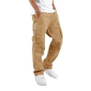 Pantalon cargo homme en coton Premium, coupe slim, multi-poches, style jogger, utilitaire, décontracté, pour le travail et les activités de plein air - Product Image 3