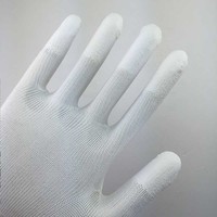 NMsafety Damen Gartenarbeit shand schuhe Persönliche Schutz handschuhe für die Landwirtschaft Gestrickte PU OEM Konstruktion farbig