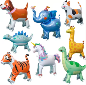 Self Standing Large Giraffe Animal Balloon Walking Giraffe