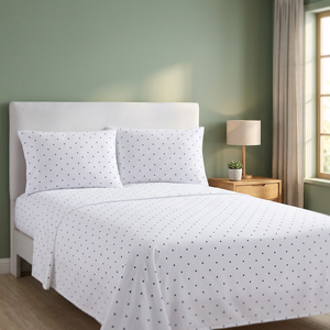 Luxury Disposable Polyester Microfiber 4-Piece Queen Bedding Set 200TC Modern Pattern Home Use Pillowcases - Product Image 3