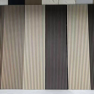 Pannello Acustico Fonoassorbente Akupanels in Impiallacciatura di Legno Naturale Impermeabile e Resistente all'Umidità <span class=keywords><strong>per</strong></span> Installazione Rapida in Sale - Product Image 4