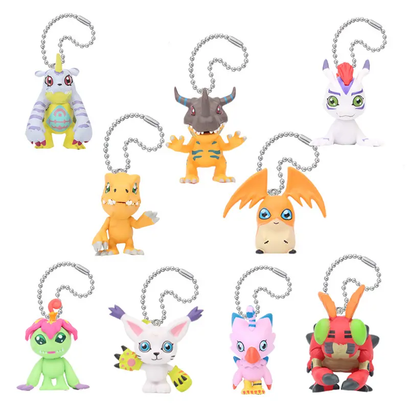Digimon Adventure PVC Mini Action figuren 9 teile/satz 4-5cm hoch Letzte Evolution Kizuna Agumon Piyomon Gabumon Tentomon