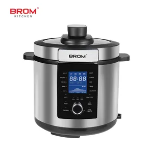 pressure cooker with digital timer on top