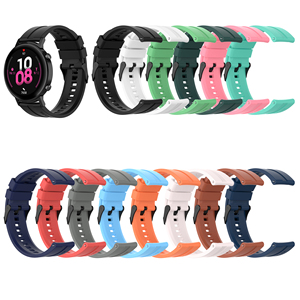 Nouvel arrivage, bracelet en Silicone coloré de 20mm avec boucle noire, bracelet de montre pour <span class=keywords><strong>Huawei</strong></span> Watch <span class=keywords><strong>GT2</strong></span> <span class=keywords><strong>42mm</strong></span> - Product Image 1