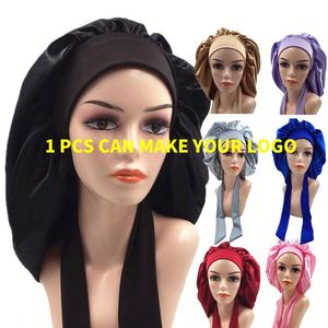 Free Shipping <b>Hair</b> Satin 2021 Custom <b>Bonnets</b> and Silk Wraps - Product Image 1