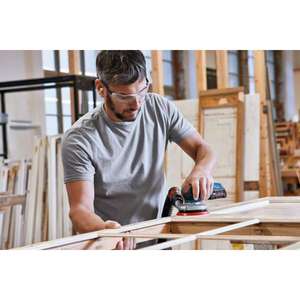 BOSCH - 0601372200 GEX 18V-125-Ponceuse orbitale sans fil 18V, ø 125 mm en coffret sans batterie ROUTEURS, RABOTEUSES ET PONCEUSES - Product Image 2