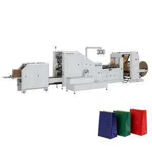 LSB-450 mesin pembentuk kantong kertas kecepatan tinggi dengan pelengkap cetak Flexo Online