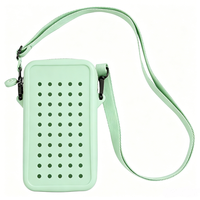 Chinfai Nouveau design unique Sac mini en silicone véritable pour femme Sac de téléphone tendance Sac bandoulière quotidien