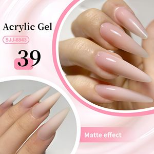 TRIONE 30g/60g Gel polyacrylique pour <span class=keywords><strong>extension</strong></span> d'ongles, gel transparent naturel, gel solide de couleur, gel dur pour la construction, séchage rapide, gel UV acrylique, vente en gros - Product Image 6