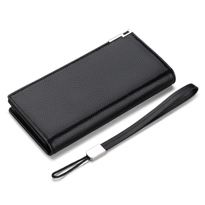 Portafoglio in vera pelle <span class=keywords><strong>da</strong></span> <span class=keywords><strong>uomo</strong></span> di lusso 2020 all'ingrosso con cerniera <span class=keywords><strong>da</strong></span> viaggio pochette di lusso con portafogli lunghi - Product Image 5