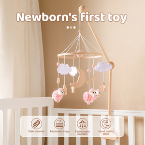 <span class=keywords><strong>Mobile</strong></span> musical islamique étoiles et nuages fait main <span class=keywords><strong>pour</strong></span> <span class=keywords><strong>bébé</strong></span>, cadeau personnalisé, décoration murale, <span class=keywords><strong>mobile</strong></span> de berceau lune, étoiles, nuages et animaux - Product Image 5