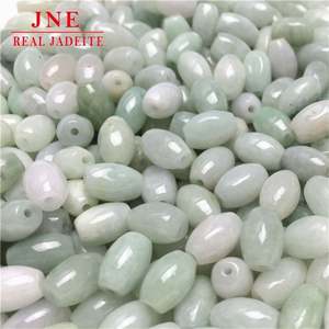 <span class=keywords><strong>ลูกปัด</strong></span>หยกแบบกระจายหลวมๆของพม่า<span class=keywords><strong>ลูกปัด</strong></span>กระพุ้งขนาด7.8*10มม. ขายส่งเป็นฝน - Product Image 3