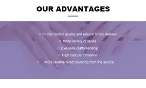 <span class=keywords><strong>Ongles</strong></span> artificiels de luxe réutilisables en acrylique pur, lisses et de haute qualité, faits à la main, <span class=keywords><strong>pour</strong></span> femmes, qualité salon - Product Image 6