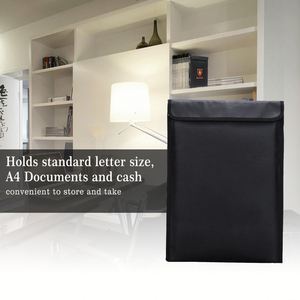 School Use OEM Factory Document Bag Waterproof and Fireproof <b>Folder</b> with Custom Logo - Product Image 5