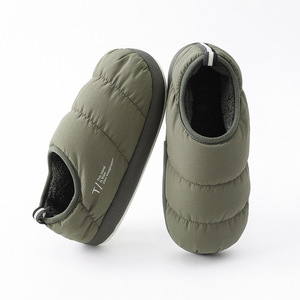 편안한 메모리 폼 여성용 겨울 슈퍼 따뜻한 캠핑 실내 퀼트 다운 봉제 슬리퍼 - Product Image 5