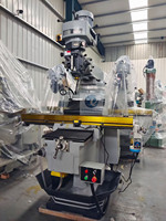 Fraiseuse à tourelle 5H universelle verticale à genouillère |   Fraiseuse industrielle robuste pour le travail des métaux avec broche ISO40 pour la fabrication de matrices et de moules
