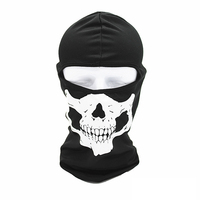 Cagoules personnalisées imprimées, bandanas tête de mort, cagoules intégrales à un trou, bonnets cagoules en soie glacée pour moto