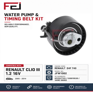 Kit de <span class=keywords><strong>courroie</strong></span> de distribution et de pompe à eau FEI pour Renault <span class=keywords><strong>Clio</strong></span> <span class=keywords><strong>3</strong></span> 4 Megane <span class=keywords><strong>3</strong></span>, <span class=keywords><strong>courroie</strong></span> de distribution avec kit de pompe à eau KP25577XS 530019530 - Product Image 4