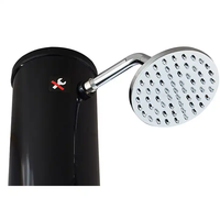 CYLINDRE 38L Douche de piscine extérieure écologique ioniseur solaire au bord de la piscine avec mix de douche supérieur Lavage des pieds