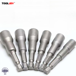 TOOLJOY Embout de serrage magnétique anti-tremblement compatible impact, en acier Chrome Cr-V, pour embout hexagonal 1/4 à changement rapide, pour clé à douille, DIY OEM - Product Image 2