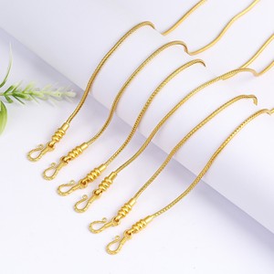 Snake Bone Chain Heart Pendant <b>Copper</b> Plated Jewelry Finding For <b>Bracelet</b> Making DIY Accessories Wholesale - Product Image 3