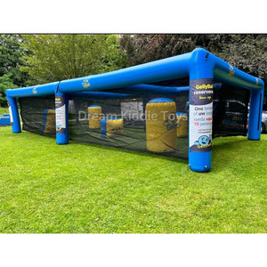 Ngoài trời trò chơi lều trận chiến Inflatable paintball bunker lĩnh vực Inflatable paintball bunker Bộ bắn cung Laser tag Arena - Product Image 2