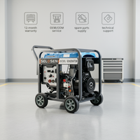Ensemble de soudage diesel SELOSEN avec générateur 300A 30-300A 6KW 5000W 5.5KW réglable 1.8-5. Générateur de soudage Omm Electrode 5KW