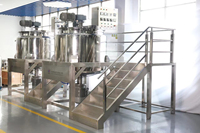 Solución Integral de Producción de Líquidos: Máquina Mezcladora Automática de Jabón Líquido y Detergente con Sistema de Llenado y Tapado