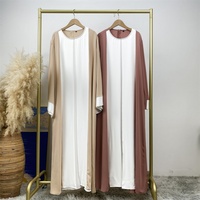 6780 # Nouvelles Couleurs – Abaya Modeste à Manches Larges et Poches – Kimono Ample et Élégant pour Femmes Musulmanes