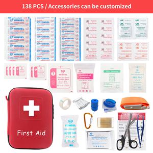 Botiquín de Primeros Auxilios Portátil de EVA Personalizado, Manual de Emergencia para Supervivencia al Aire Libre, Viajes, Familia y Auto - Product Image 2