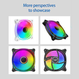 Ventilador de caja Lovingcool de 120mm y 6 pines, Enfriador de ventilador de ordenador Led RGB con Control remoto RF, ventiladores de PC <span class=keywords><strong>Arua</strong></span> Sync - Product Image 4