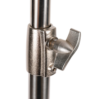 Support d'éclairage pour diffusion en direct en acier inoxydable de 2,1 m avec vis de 1/4 de pouce pour studio photo, vidéo, boîte à lumière, réflecteur, appareil photo