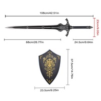 108cm arme réelle épée réplique DS Dark Souls jeu chevalier Artorias grande épée 440ss lame épée