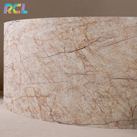 RCL Ultra Mince Pierre Naturelle Marbre Placage Feuille MCM Revêtement Mural Panneau Doux Flexible Pierre Carreaux à Vendre