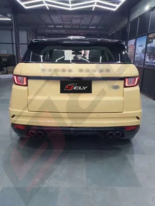 Kits de carrocería de piezas de reacondicionamiento de coche Youkiss para Land Rover <span class=keywords><strong>Evoque</strong></span> Upgrade <span class=keywords><strong>SVR</strong></span> con difusor trasero de rejilla con puntas Flog Lamp Grille - Product Image 4