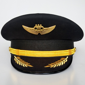 Cappello da Pilota Aviatore con Visiera Larga e Visiera Interna, Formale, per Uso Quotidiano all'Aperto, in Tessuto Traspirante, Unisex - Product Image 3