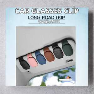 Accesorio Multifuncional para Auto de Cuero PU, Porta Gafas Portátil para Lentes de Sol, Gafas, Documentos y Boletos - Product Image 3