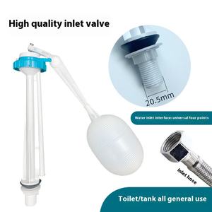 วาล์วน้ำเข้าถังชักโครกสองด้านสไตล์อเมริกันอุปกรณ์เสริมสำหรับห้องน้ำผลิตภัณฑ์พลาสติก - Product Image 5