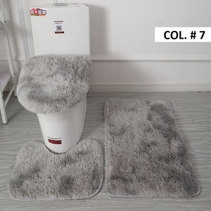 Offre Spéciale : Ensemble de 3 Tapis de <span class=keywords><strong>Toilette</strong></span> – Tapis de Sol et Housse de Couvercle de <span class=keywords><strong>Toilette</strong></span>, Ensemble de Trois Pièces Décoratif et Pratique <span class=keywords><strong>pour</strong></span> la Salle de Bain - Product Image 3