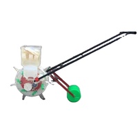 Planteur de maïs d'arachide de type à poussée manuelle petit semoir agricole Planteur multifonctionnel pour soja, riz et blé