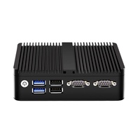 Mini PC Económica de 12.ª Generación sin Ventilador, Alder Lake N150 de Cuatro Núcleos, Doble LAN, 2*COM, NVMe, Win11, 3x4K UHD, HTPC, Computadora Industrial