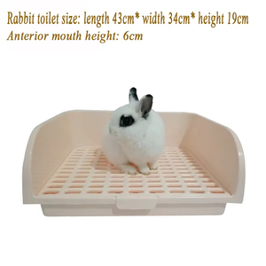 Extra Large Anti-Tip Pet Supplies Square Rabbit Toilet the Right Best <span class=keywords><strong>Bac</strong></span> à <span class=keywords><strong>litière</strong></span> Toilette Bacs à <span class=keywords><strong>litière</strong></span> faciles à nettoyer - Product Image 6