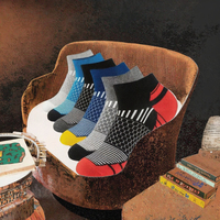 Chaussettes décontractées à compression personnalisées en coton tricoté respirant, chaussettes mi-mollet à soutien gradué pour usage quotidien, logo OEM