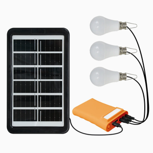 Solar Rechargeable LED Emergency Light, Camping Lantern for Night Market, Stall, Home Power Outage - Product Image 1