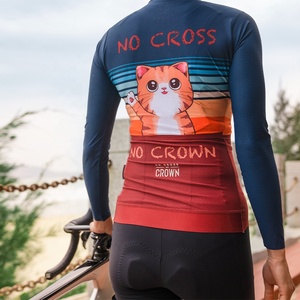 Maillot <span class=keywords><strong>de</strong></span> cyclisme à manches longues pour homme LAMEDA, nouvelle arrivée d'<span class=keywords><strong>hiver</strong></span>, haut à séchage rapide, technique sublimée, <span class=keywords><strong>tenue</strong></span> <span class=keywords><strong>de</strong></span> marque privée pour adultes - Product Image 4