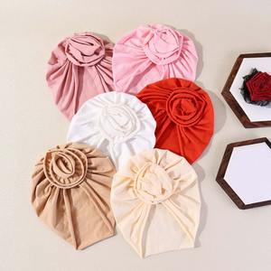 Turban pour bébé de haute qualité, printemps et automne, fleurs, grande taille, couleur bonbon, turban pour bébé <span class=keywords><strong>fille</strong></span>, turbans pour bébé, cadeau de <span class=keywords><strong>naissance</strong></span>, accessoires pour cheveux - Product Image 1