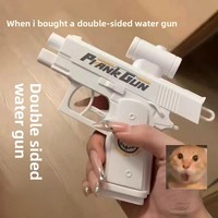 Pistolet à Eau Créatif Double Face à Jet Inversé, Mini Jouet de Tir d'Eau pour Activités d'Été en Plein Air avec Jet d'Eau Inversé pour Blagues