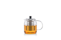 Samadoyo Promotion de Noël Éco-responsable : Service à Thé Moderne en Verre Borosilicate 4 Pièces – Théière 700ml, Tasses 150ml, Infuseur en Acier Inoxydable
