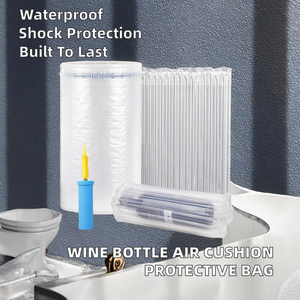 Bolsa Protectora de Columna de Burbujas de Aire de PE para Botellas de Vino de 750 ml, Impermeable, a Prueba de Golpes, Inflable - Product Image 2